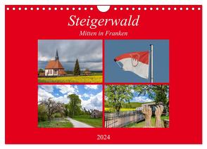 Steigerwald – Mitten in Franken (Wandkalender 2024 DIN A4 quer), CALVENDO Monatskalender von Will,  Hans