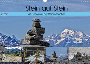 Stein auf Stein. Das Geheimnis der Steinmännchen (Wandkalender 2022 DIN A3 quer) von Michel,  Susan