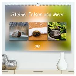 Steine, Felsen und Meer (hochwertiger Premium Wandkalender 2024 DIN A2 quer), Kunstdruck in Hochglanz von Kolfenbach,  Klaus