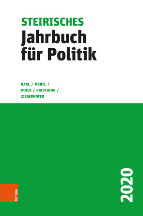 Steirisches Jahrbuch für Politik 2020 von Karl,  Beatrix, Mantl,  Wolfgang, Poier,  Klaus, Prisching,  Manfred, Ziegerhofer,  Anita