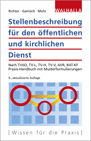 Stellenbeschreibung für den öffentlichen und kirchlichen Dienst von Gamisch,  Annett, Mohr,  Thomas, Richter,  Achim