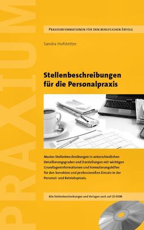 Stellenbeschreibungen für die Personalpraxis von Hofstetter,  Sandra