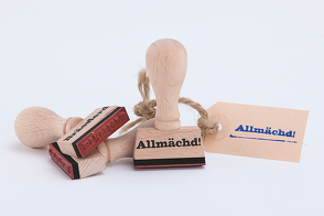 Stempel »Allmächd!«