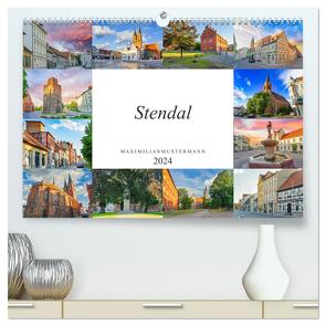 Stendal Impressionen (hochwertiger Premium Wandkalender 2024 DIN A2 quer), Kunstdruck in Hochglanz von Meutzner,  Dirk