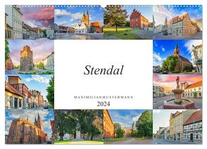 Stendal Impressionen (Wandkalender 2024 DIN A2 quer), CALVENDO Monatskalender von Meutzner,  Dirk