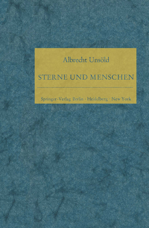 Sterne und Menschen von Unsöld,  Albert