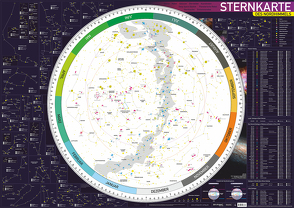 STERNKARTE des Nordhimmels von Schulze Media GmbH