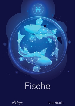 Sternzeichen Fische Notizbuch | Designed by Alfred Herler von Herler Books™