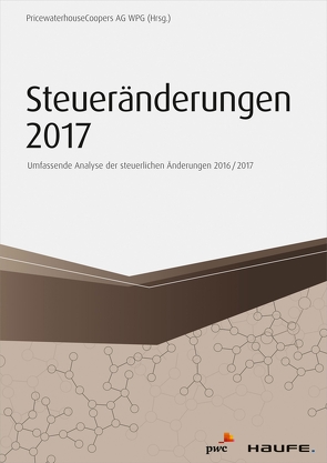 Steueränderungen 2017 von Frankfurt,  PwC