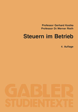 Steuern im Betrieb von Kostka,  Gerhard