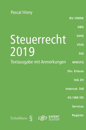 Steuerrecht 2019 (PrintPlu§) von Hinny,  Pascal