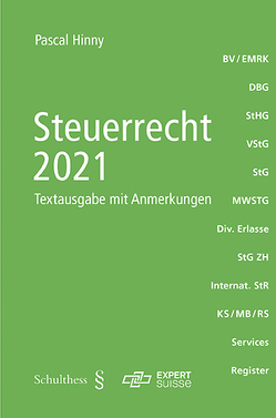 Steuerrecht 2021 (PrintPlu§) von Hinny,  Pascal