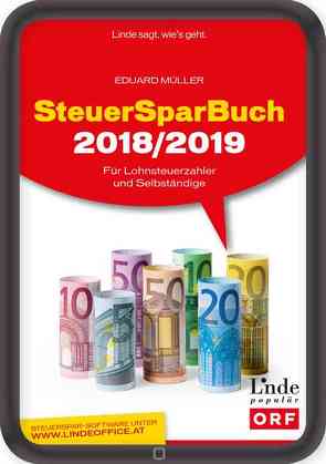 SteuerSparBuch 2018/2019 von Müller,  Eduard