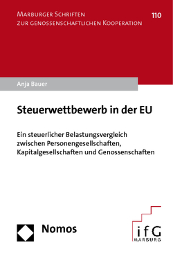 Steuerwettbewerb in der EU von Bauer,  Anja