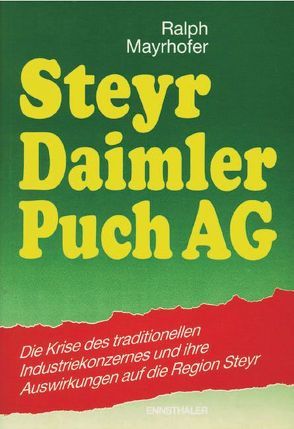 Steyr Daimler Puch AG von Mayrhofer,  Sabine