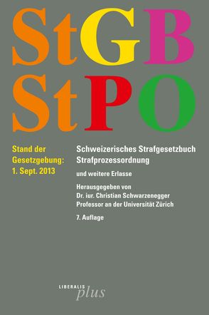 StGB/StPO von Schwarzenegger,  Christian