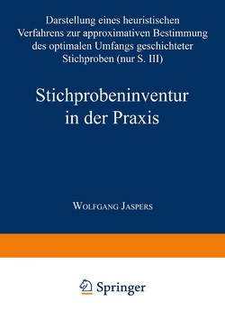 Stichprobeninventur in der Praxis von Jaspers,  Wolfgang