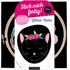 Stick mich fertig! Glitzer-Katze