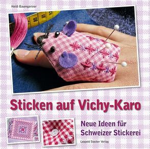 Sticken auf Vichy-Karo von Baumgartner,  Heidi