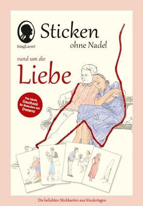 Sticken ohne Nadel „rund um die Liebe“ von SingLiesel GmbH