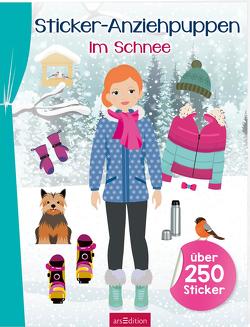 Sticker-Anziehpuppen – Im Schnee von Schindler,  Eva