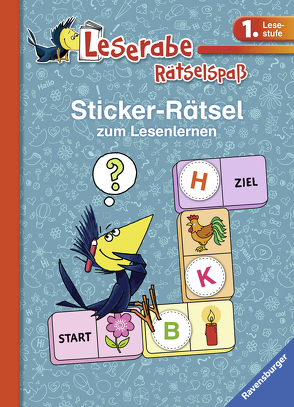 Leserabe: Sticker-Rätsel zum Lesenlernen (1. Lesestufe), blau von Hofmann,  Lena, Penner,  Angelika, Schulmeyer,  Heribert