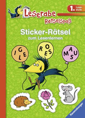 Sticker-Rätsel zum Lesenlernen (1. Lesestufe), grün von Hofmann,  Lena, Penner,  Angelika, Schulmeyer,  Heribert