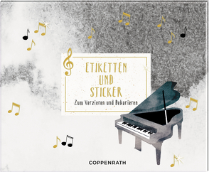 Stickerbuch – All about music – Etiketten und Sticker von Sander,  Gesa