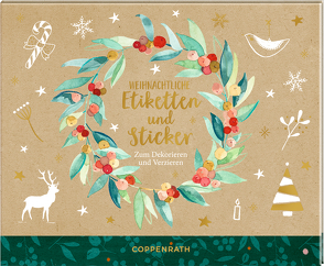 Stickerbuch – Weihnachtliche Etiketten und Sticker