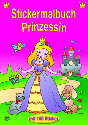 Stickermalbuch Prinzessin