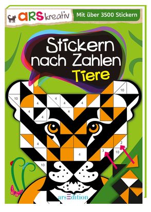 Stickern nach Zahlen Tiere von Webster,  Joanna