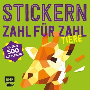 Stickern Zahl für Zahl – Tiere