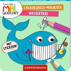 Stickerspaß-Malblock von Tina Schulte