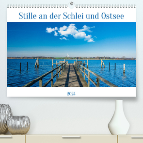 Stille an der Schlei und Ostsee (hochwertiger Premium Wandkalender 2024 DIN A2 quer), Kunstdruck in Hochglanz von Kulisch,  Christiane