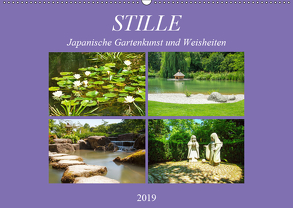 Stille. Japanische Gartenkunst und Weisheiten (Wandkalender 2019 DIN A2 quer) von Marten,  Martina