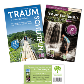 Stille Wege – Traumschleifen & Traumschleifchen Geschenk-Set von Poller,  Ulrike, Schoellkopf,  Uwe, Todt,  Wolfgang