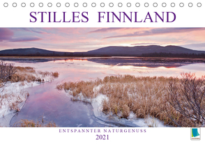 Stilles Finnland: Entspannter Naturgenuss (Tischkalender 2021 DIN A5 quer) von CALVENDO