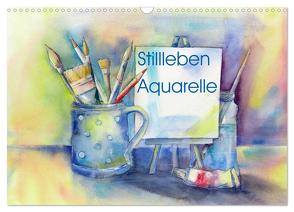 Stillleben Aquarelle (Wandkalender 2024 DIN A3 quer), CALVENDO Monatskalender von Krause,  Jitka