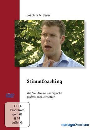 Stimmcoaching – DVD von Beyer,  Joachim G.