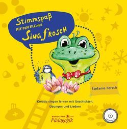 Stimmspaß mit dem kleinen Singfrosch – Bilderbuch mit CD und Lehrerband mit Klavierstimme im Set von Damrau,  Diana, Fersch,  Stefanie, Götz,  Petra