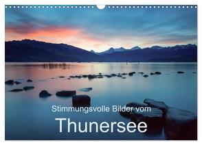 Stimmungsvolle Bilder vom Thunersee (Wandkalender 2024 DIN A3 quer), CALVENDO Monatskalender von Trachsel,  Mario