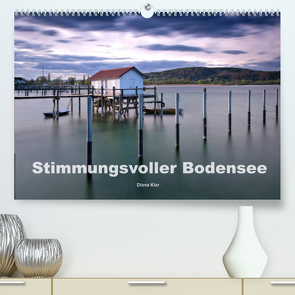 Stimmungsvoller Bodensee (Premium, hochwertiger DIN A2 Wandkalender 2022, Kunstdruck in Hochglanz) von Klar,  Diana