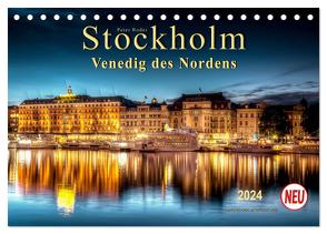 Stockholm – Venedig des Nordens (Tischkalender 2024 DIN A5 quer), CALVENDO Monatskalender von Roder,  Peter