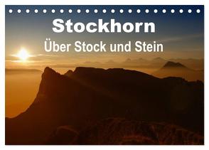 Stockhorn – Über Stock und Stein (Tischkalender 2024 DIN A5 quer), CALVENDO Monatskalender von Michel / CH,  Susan