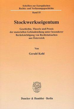 Stockwerkseigentum. von Kohl,  Gerald