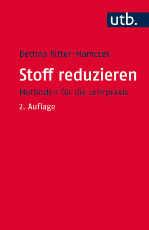 Stoff reduzieren von Ritter-Mamczek,  Bettina