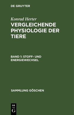 Stoff- und Energiewechsel von Herter,  Konrad