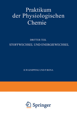 Stoffwechsel und Energiewechsel von Knipping Rona,  NA, Rona,  Peter