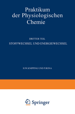 Stoffwechsel und Energiewechsel von Knipping Rona,  NA, Rona,  Peter