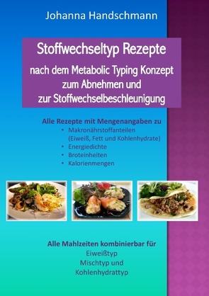 Stoffwechseltyp Rezepte nach dem Metabolic Typing Konzept zum Abnehmen und zur Stoffwechselbeschleunigung von Handschmann,  Johanna